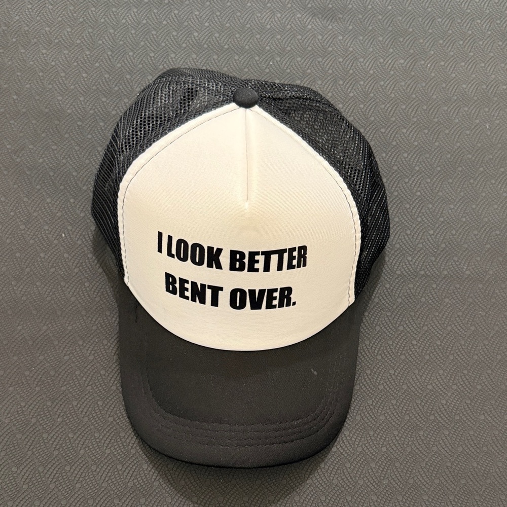 Black and White Trucker Cap